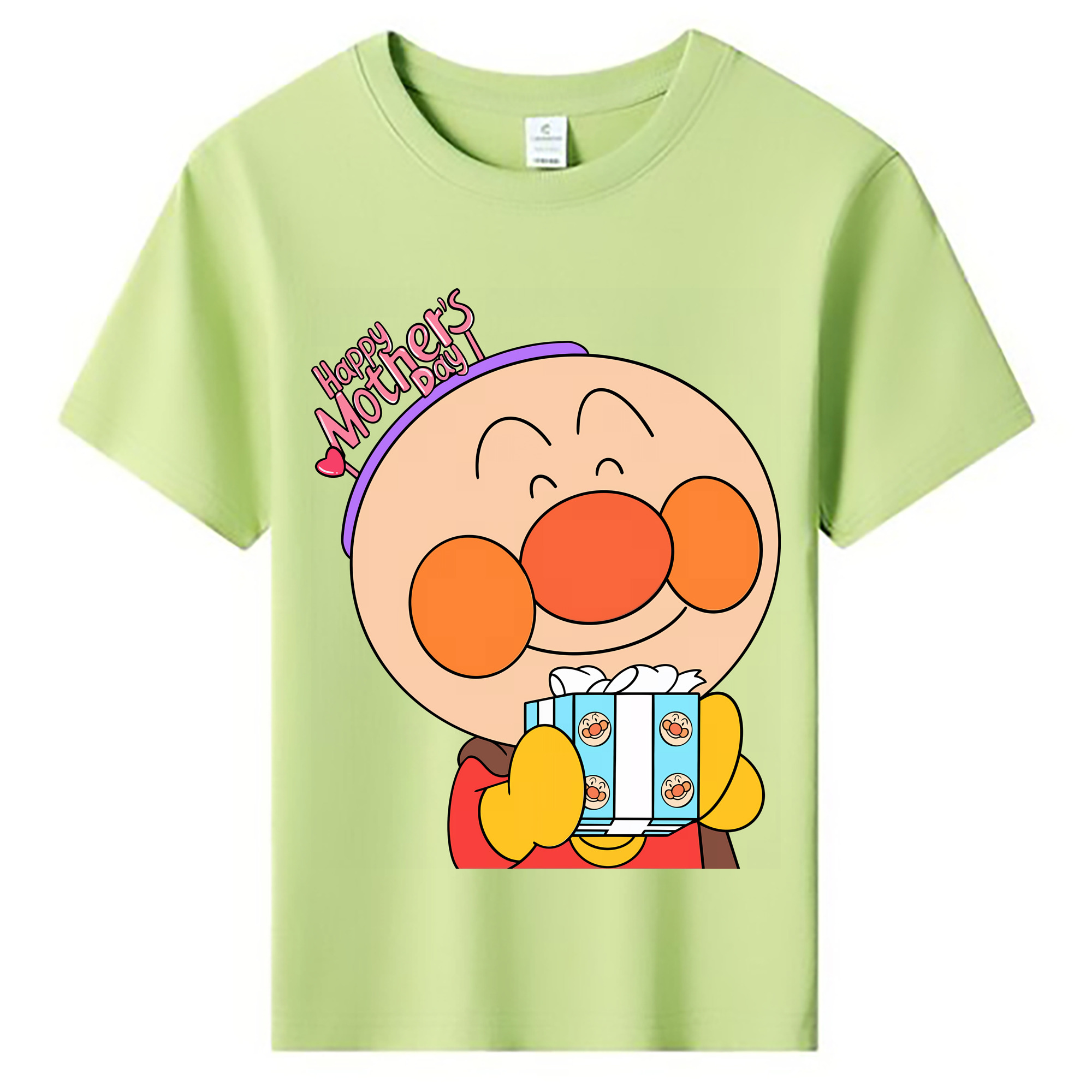 （画像用） アンパンマン Anpanman 綿100％キッズTシャツ（フロントプリント）